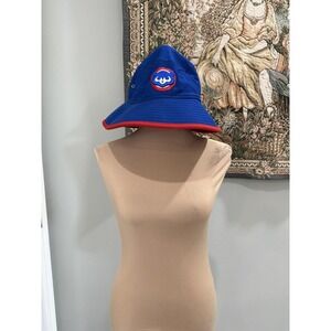 Chicago Cubs Hat Bucket Mens One Size Blue MLB Baseball New Era Cooperstown
